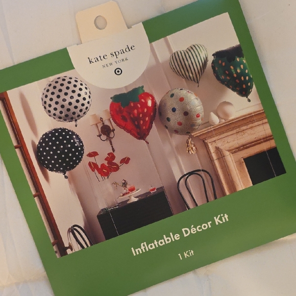 kate spade Other - kate spade Polka Dot and‎ Strawberry Inflatable Décor Kit